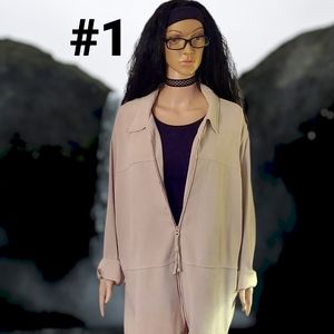 Plus Size Stretch Joanna Plus Brand Beige Jacket - Size 3X. 🧥